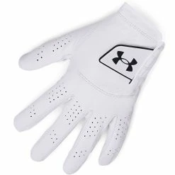 Under Armour Spieth Tour Cabretta Leather Glove - White/Black
