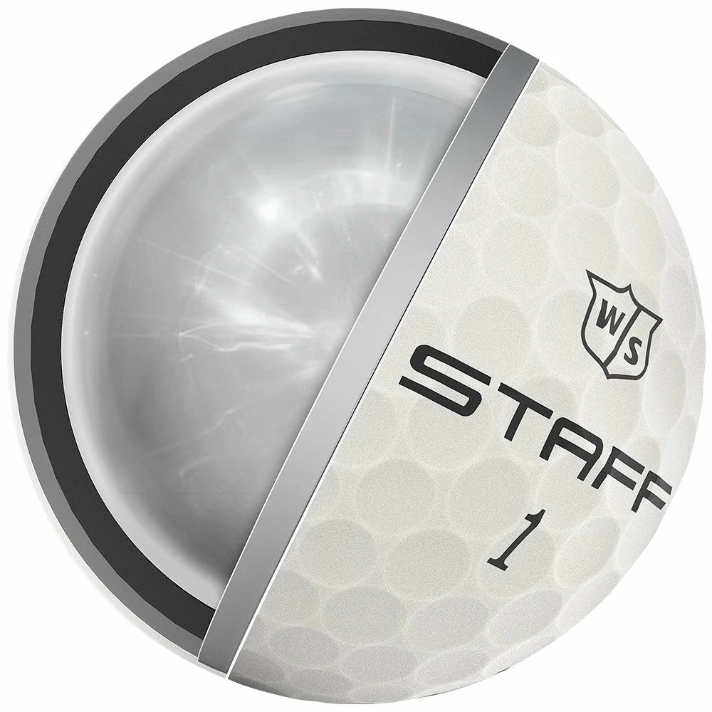 Wilson Staff Model R Golf Balls - White - 12 Pack - Image 3