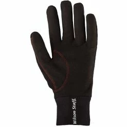 Wilson Staff Winter Microfiber Suede Mens Gloves - Black -Golf Clubs Shop wilson staff winter microfiber suede mens gloves black 3