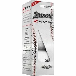 Srixon Z-Star XV 7 Golf Balls - Pure White - 12 Pack -Golf Clubs Shop z star xv 7 2
