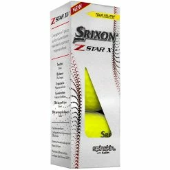 Srixon Z-Star XV 7 Golf Balls - Tour Yellow - 12 Pack -Golf Clubs Shop z star xv 7 yellow 1